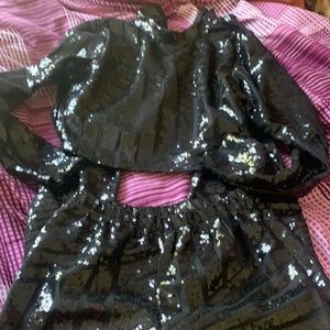 Sequin pants set